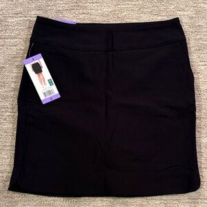 Chic Black Women's Skort with Tummy Control